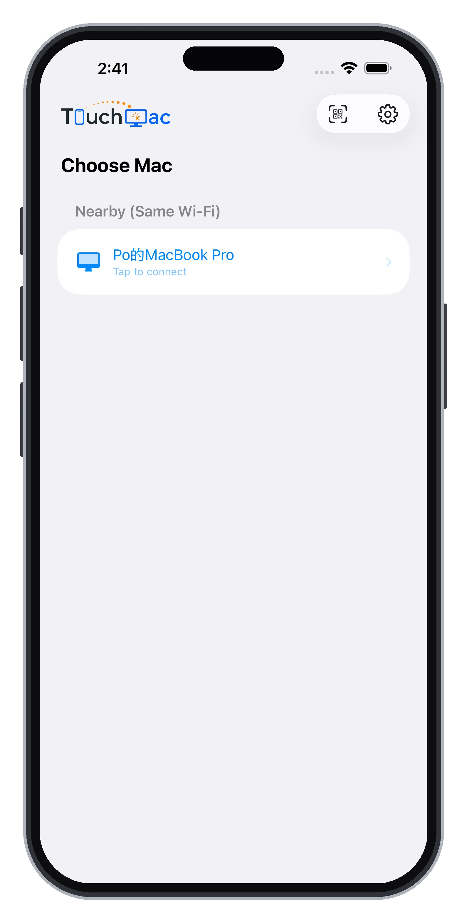 One-tap connect